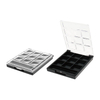 9 Colors for Eyeshadow Palette Empty Makeup Blush Container square Plastic Eyeshadow Palette case in Powder