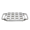 Custom Pattern Label 16 Cavities Rectangle Mould Diy Eyeshadow Filling Plate Mold Multi Size Aluminum Metal Press Powder Mould