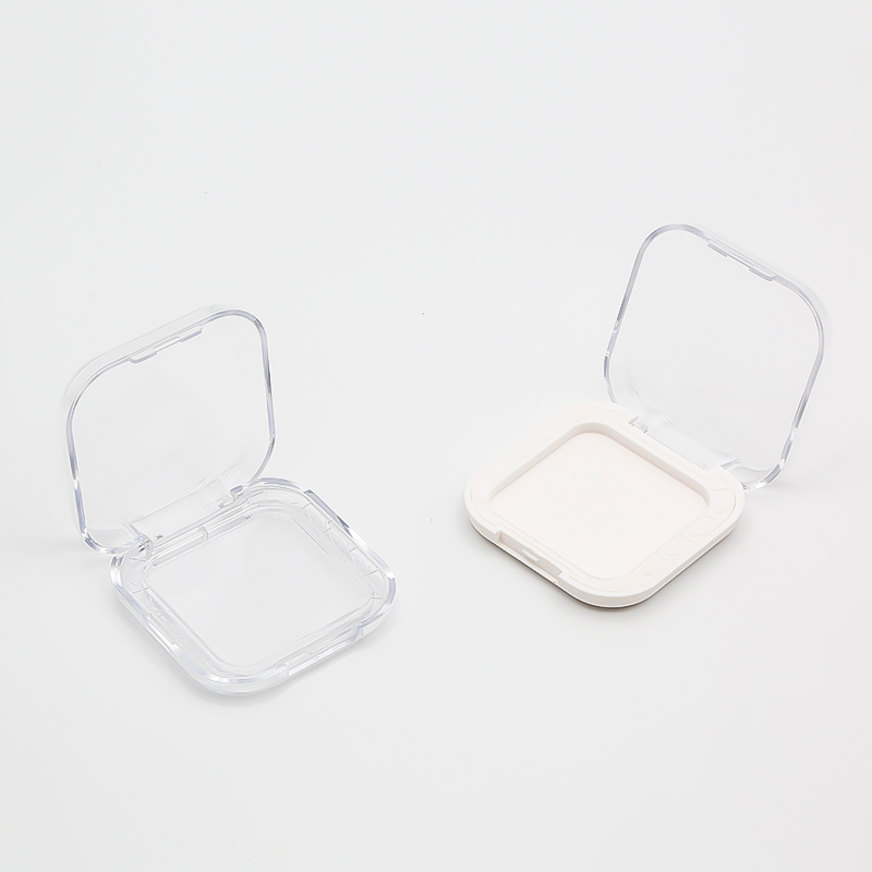 Customizable Color and Shape Transparent Square Eyeshadow Palette Flip Cute Unique Eyeshadow Palette