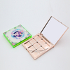 Custom Cover Sheet Eyeshadow Palettes Empty 9 colors Multichrome Eyeshadow Palette Square Case
