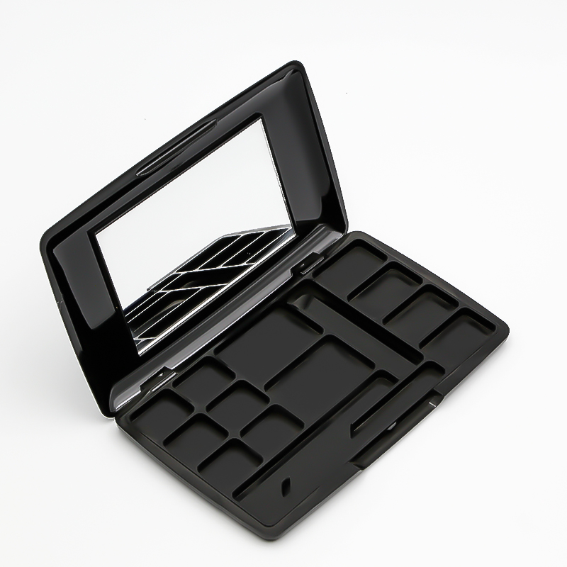 14 Grids Empty Eyeshadow Plastic Clear Pallet Eyeshadow Storage Case Box Cosmetic Foundation Blush Container