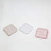 7 Colors Empty square Plastic Eyeshadow Palette with clear Lid Compact case for Eyeshadow