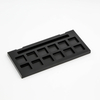Supplier Custom Empty Eyeshadow Palette 12 Colors Plastic Cosmetics Packaging Eye Shadow Container Eyeshadow Dispenser