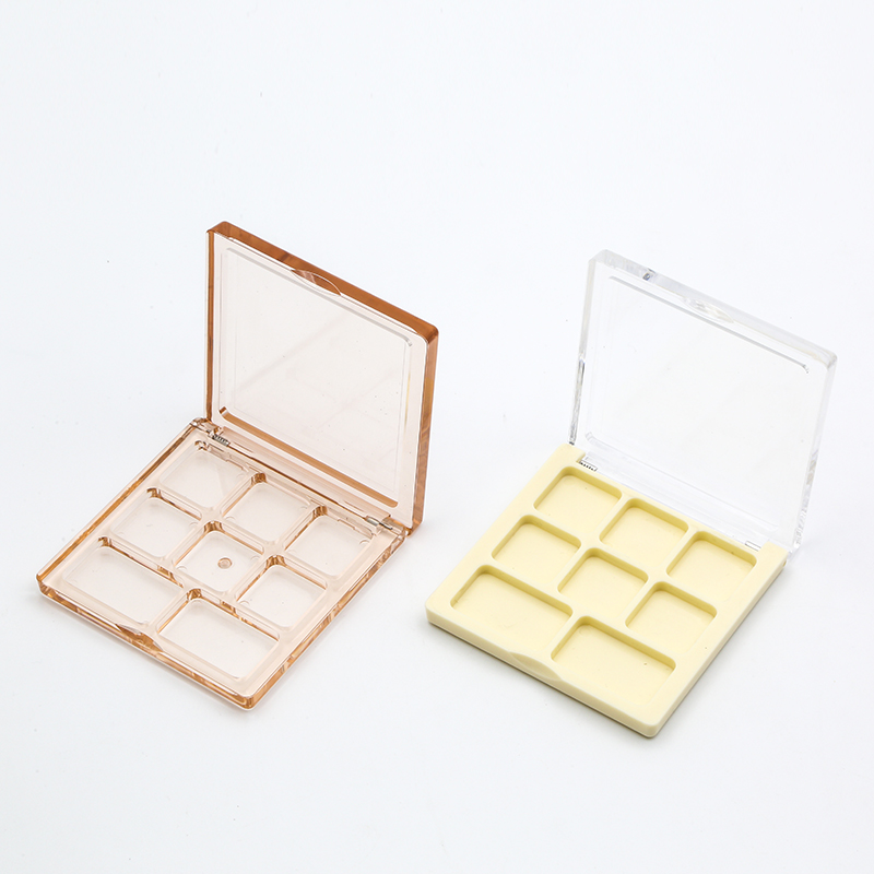 Source Factory Custom Eyeshadow Palette and Packaging Drawing Design 8 Color Palette Packaging Blush Eyeshadow