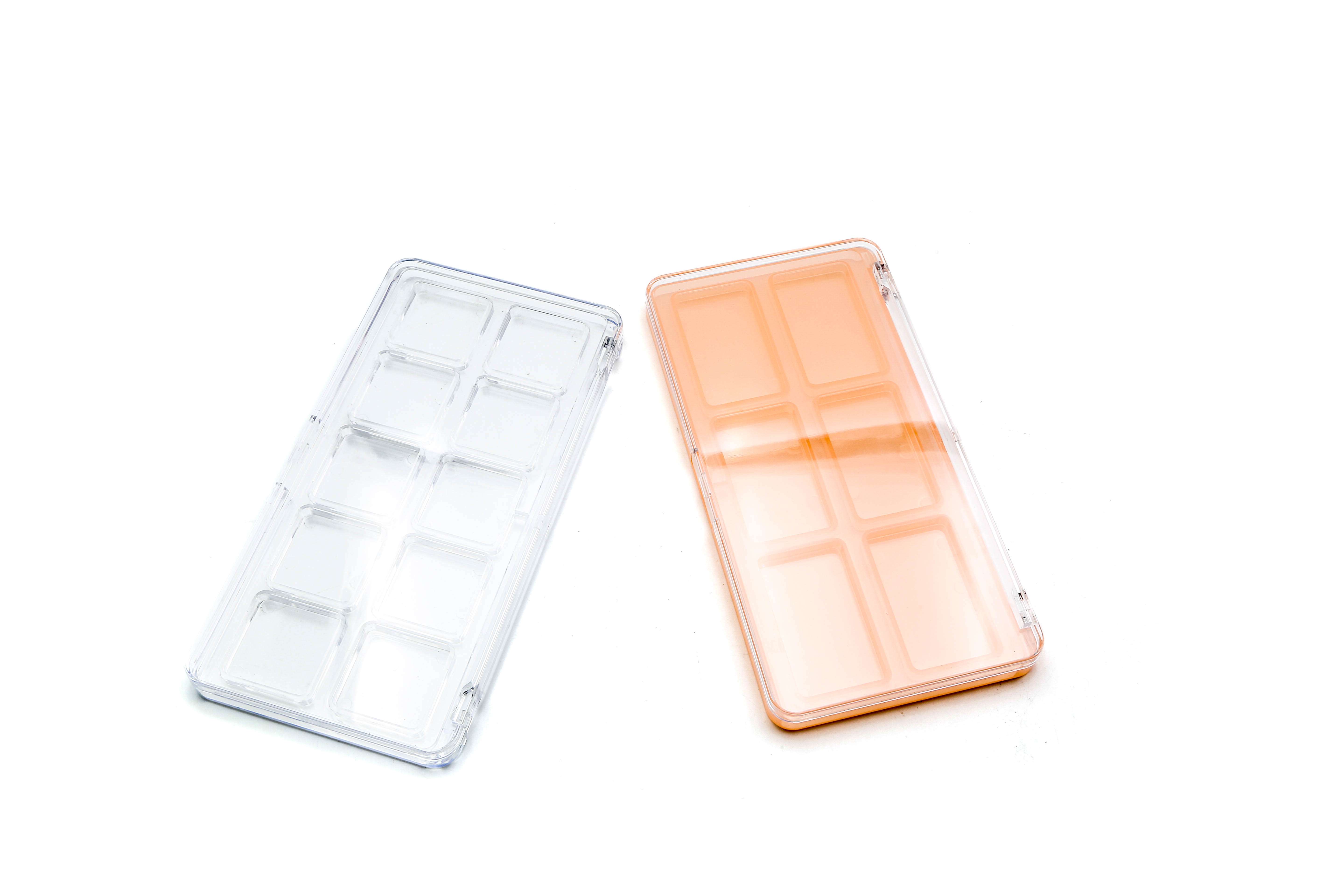 6 colors Wholesale Custom Empty Makeup Eyeshadow Container Palette Plastic Eyeshadow Palette Private Label