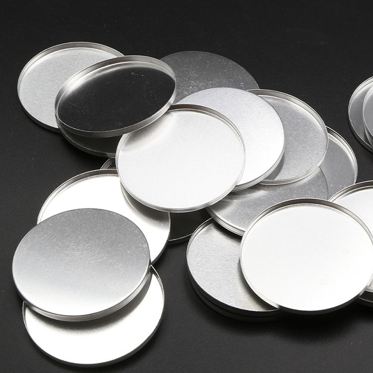 Custom Eyeshadow Godet Tin Pan Square Eye Shadow Magnets Pans Empty 60mm