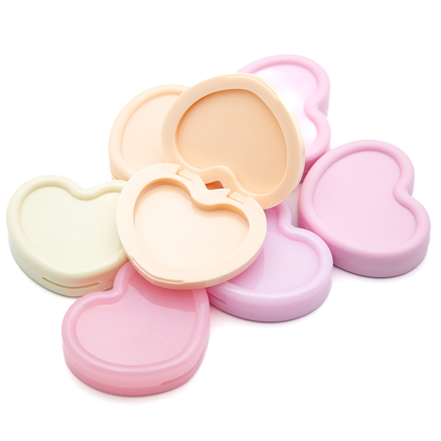1 Color Empty Round Plastic Eyeshadow Sample case in Stock clear Eyeshadow Palette travel eyeshadow palette supplier