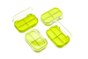 Good Quality 4-color Manufacturer Custom Eyeshadow Palette Plastic Flip Eyeshadow Packaging Empty Palette