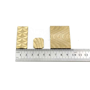 Factory Direct Sales Rectangle Pressed Powder Tools Copper Versatile Design Cosmetic Molding Tool