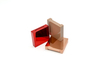 4 Colors Square Internal Customizable Eyeshadow Palette Lipstick Blush Sample Private Label High Quality Unique Eyeshadow Palette