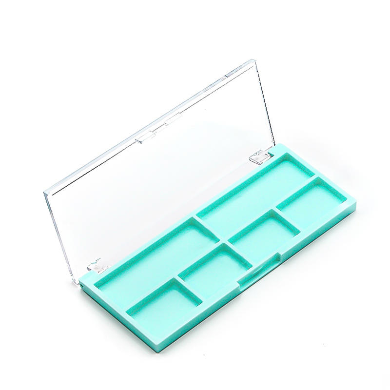 3 Color Wholesale Custom Best Makeup With My Logo Eyeshadow Pallet Diy Empty Rectangle Pan Private Label Eye Shadow Palette