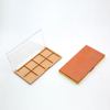  Custom 8 Colors Logo Transparent Flip Cover Sheet Eyeshadow Palette Eyeshadow Empty Palette Case