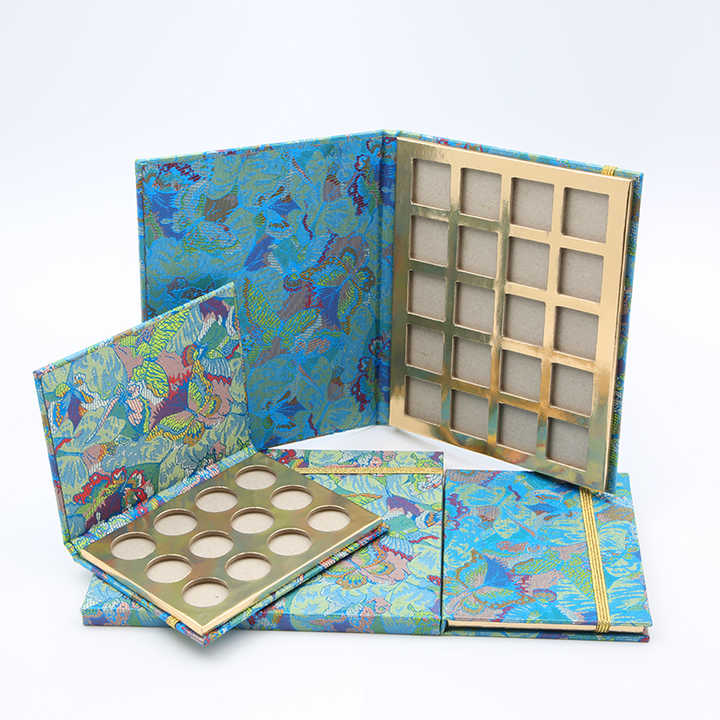 Morden Luxury Cardboard Eyeshadow Palette Custom Various Color Empty Packaging Box for Blush
