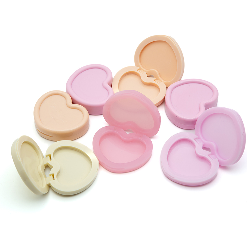 1 Color Empty Round Plastic Eyeshadow Sample case in Stock clear Eyeshadow Palette travel eyeshadow palette supplier
