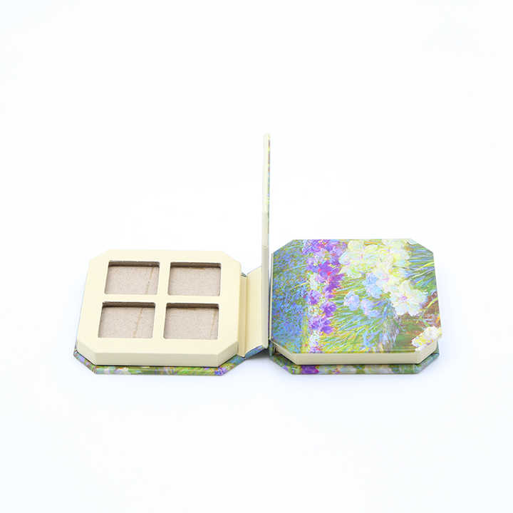 Custom Color Make up Packaging Eyeshadow Private Label Empty Eye Shadow Palette Makeup