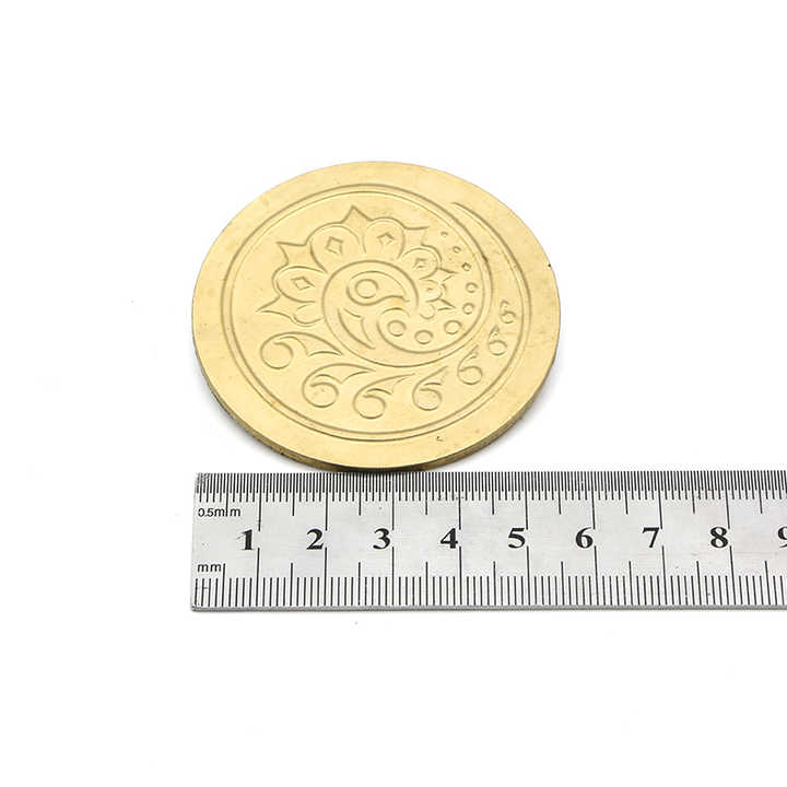 Eco Friendly Products Various Shape Pressed Powder Copper Pan Custom Eye Shadow Pressing Tool