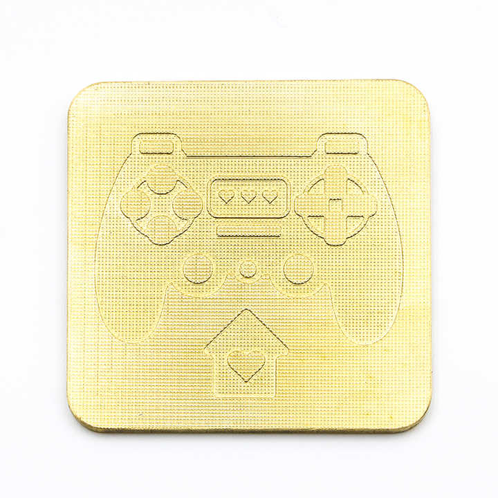 Low Price Powder Pressing Copper Sheet Square Eyeshadow Press Plate Various Size Embossing Powder Press Copper Mould