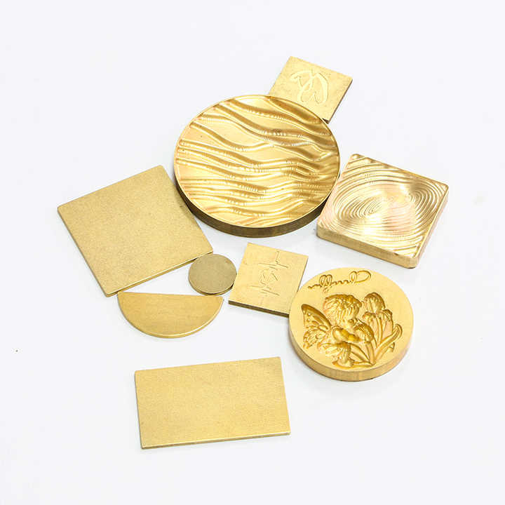 Quality Protection Custom Logo on Powder Round Square Eyeshadow Press Plate Engraving Molding