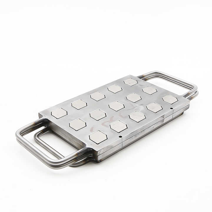 Custom 15 Hole Aluminum Mould Diy Powder Press Mold 26mm Tin Pans Eyeshadow Powder Filling Tool