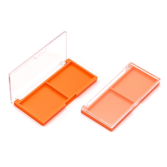 Factory Direct Sales Cosmetic Packaging Make Your Own Eyeshadow Palette Empty Eyeshadow and Blush Palette