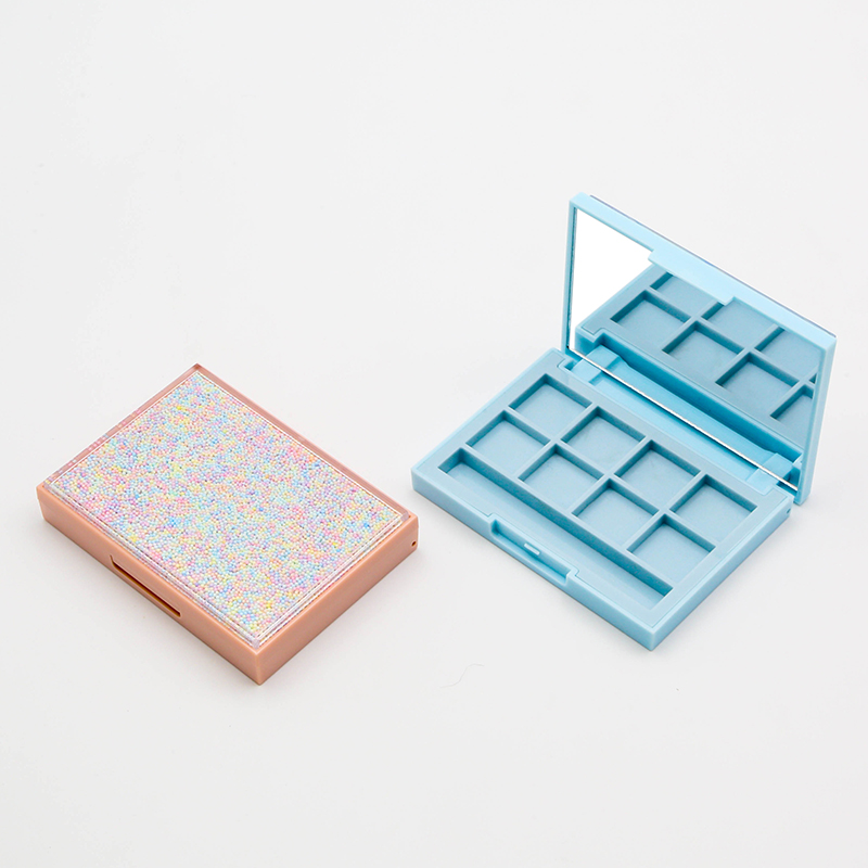 Professional Manufacturing Eyeshadow Packaging Plastic Box and Metal Material Can Be Customized Eyeshadow Packaging