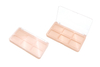 6 colors Wholesale Custom Empty Makeup Eyeshadow Container Palette Plastic Eyeshadow Palette Private Label