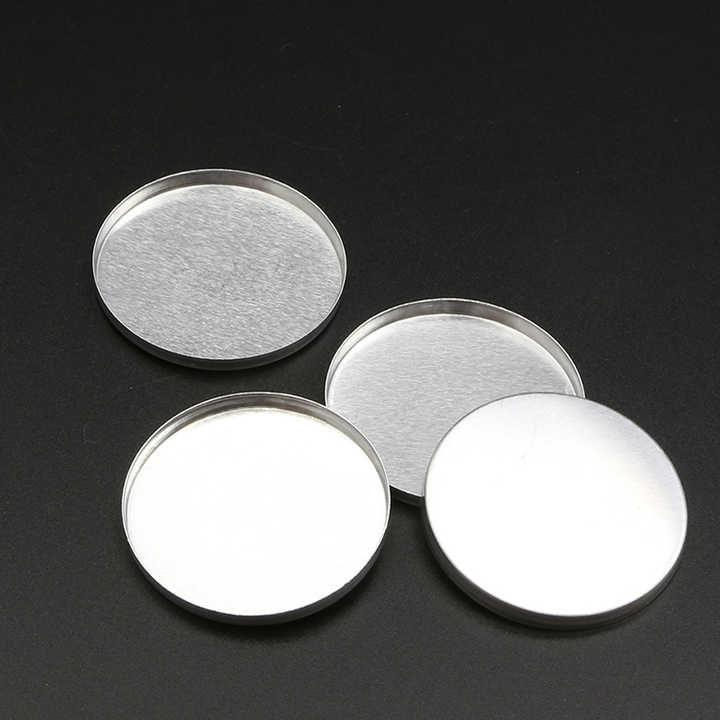 Custom Eyeshadow Godet Tin Pan Circle Eye Shadow Magnets Pans Empty 42mm