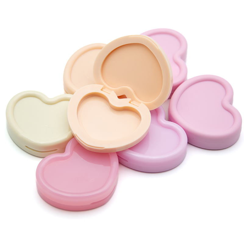 1 Color Empty Round Plastic Eyeshadow Sample case in Stock clear Eyeshadow Palette travel eyeshadow palette supplier