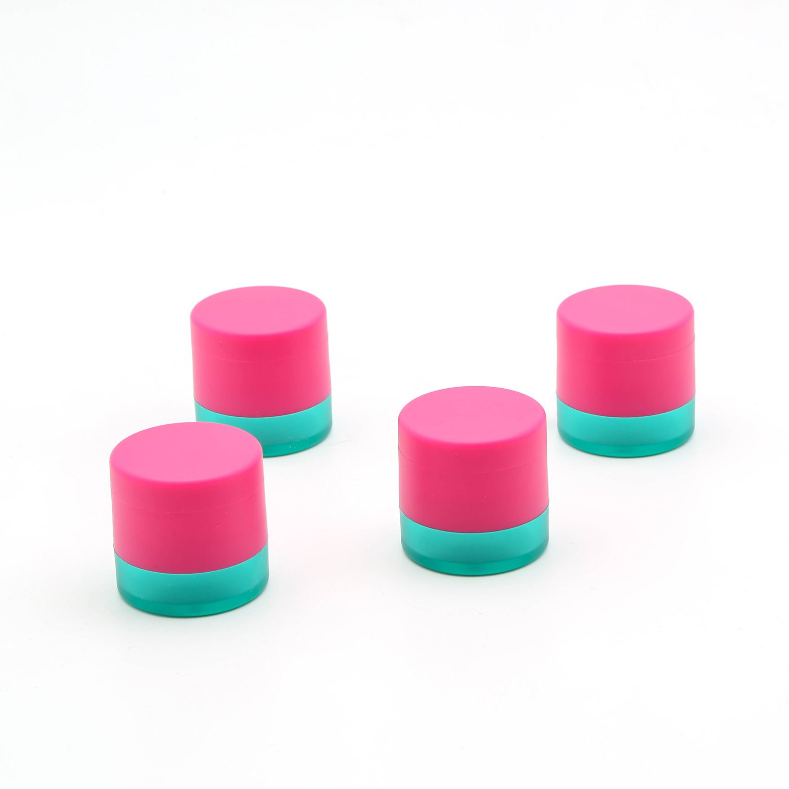 Single-Hole Easy to Operate Plastic Pigment Powder Palette Nails Versatile Use Powder for Chrome Nails Palette