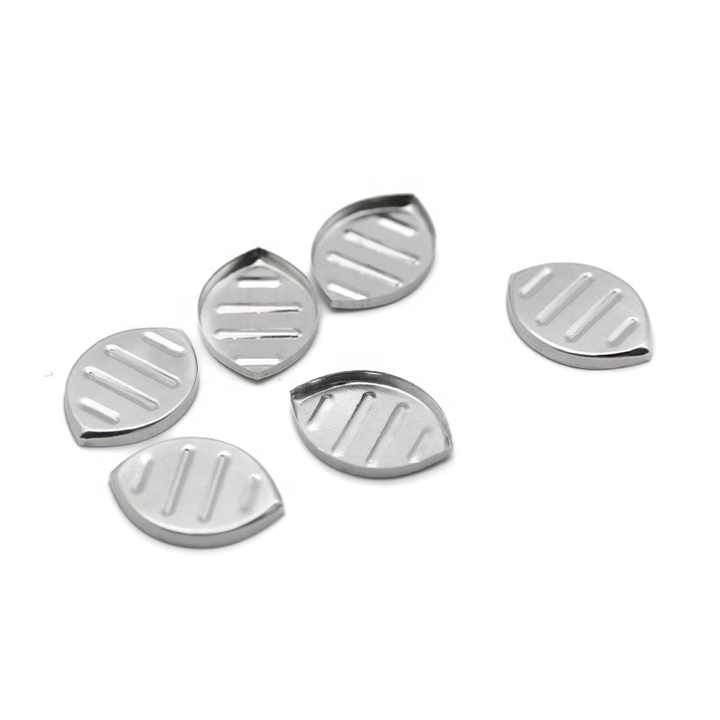 Factory Direct Sales Custom Thickness Makeup Tin Pans Cosmetic Packaging Metal Tin Pans Magnetic Eyeshadow Iron Pans