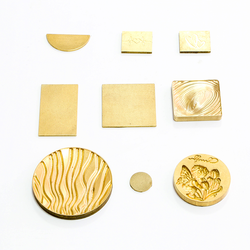 Low Price Powder Pressing Copper Sheet Square Eyeshadow Press Plate Various Size Embossing Powder Press Copper Mould