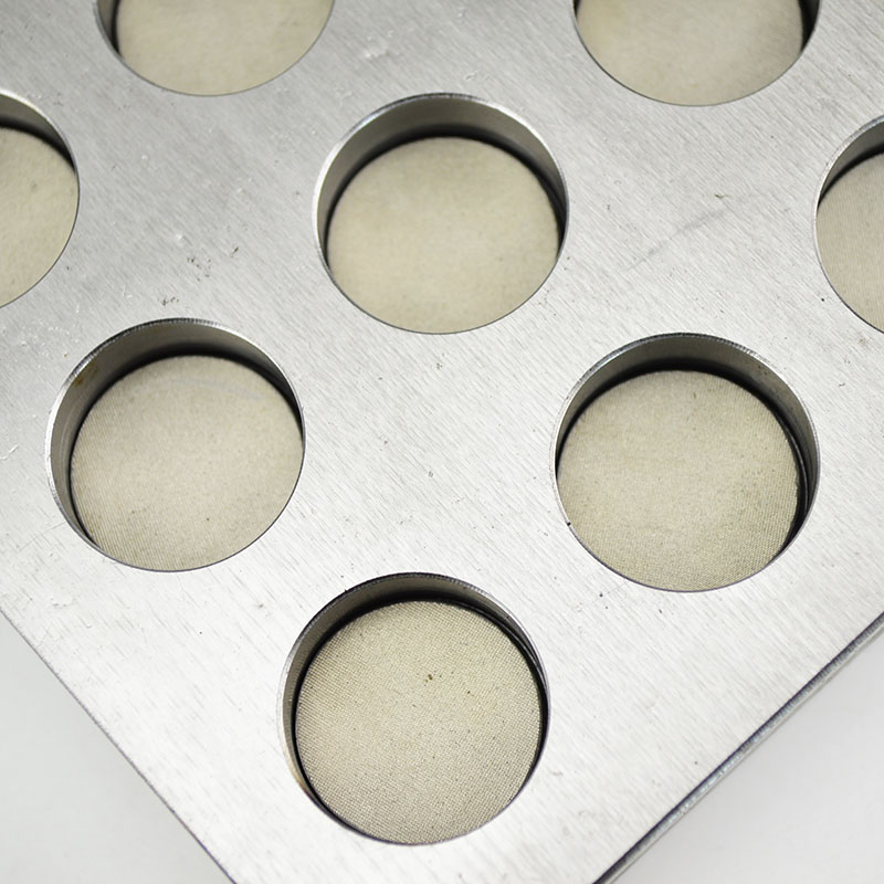 Custom Pattern Label 12 Cavities Heart Shape Mould DIY Eyeshadow Filling Plate Mold Multi Size Aluminum Metal Press Powder Mould