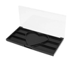 7 Colors Diy Empty Eyeshadow Palette Case Matte Black Makeup Packaging Eyeshadow Palette Personalizada