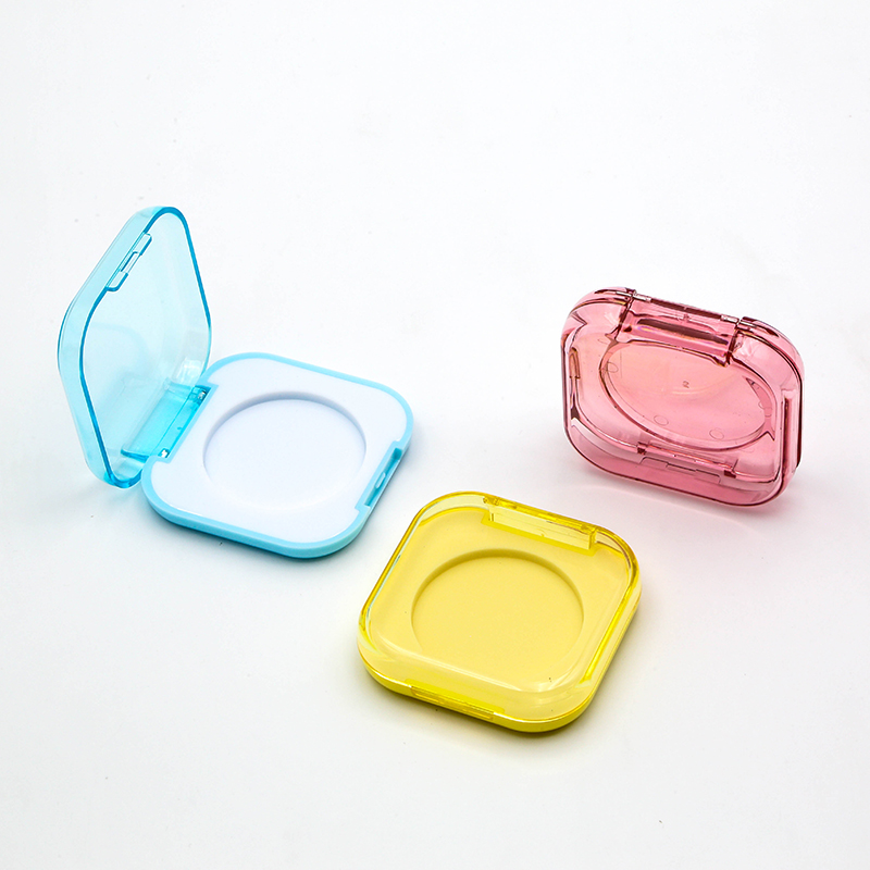 Customizable Color and Shape Transparent Square Eyeshadow Palette Flip Cute Unique Eyeshadow Palette