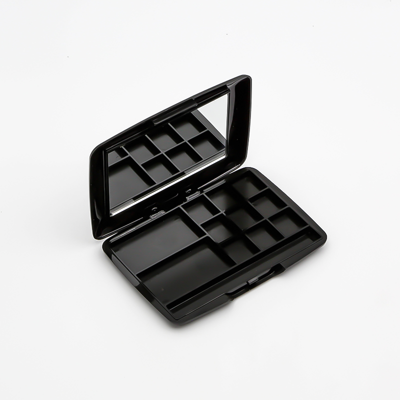 Factory 11 Colors Empty Eye Shadow Pallet Make up Pallets Eye Shadow Case Flip Cover With Mirror wholesale