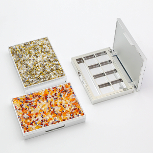 Professional Manufacturing Eyeshadow Packaging Plastic Box and Metal Material Can Be Customized Eyeshadow Packaging
