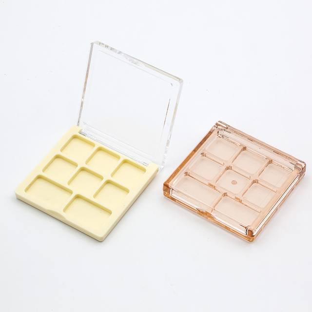 Source Factory Custom Eyeshadow Palette and Packaging Drawing Design 8 Color Palette Packaging Blush Eyeshadow