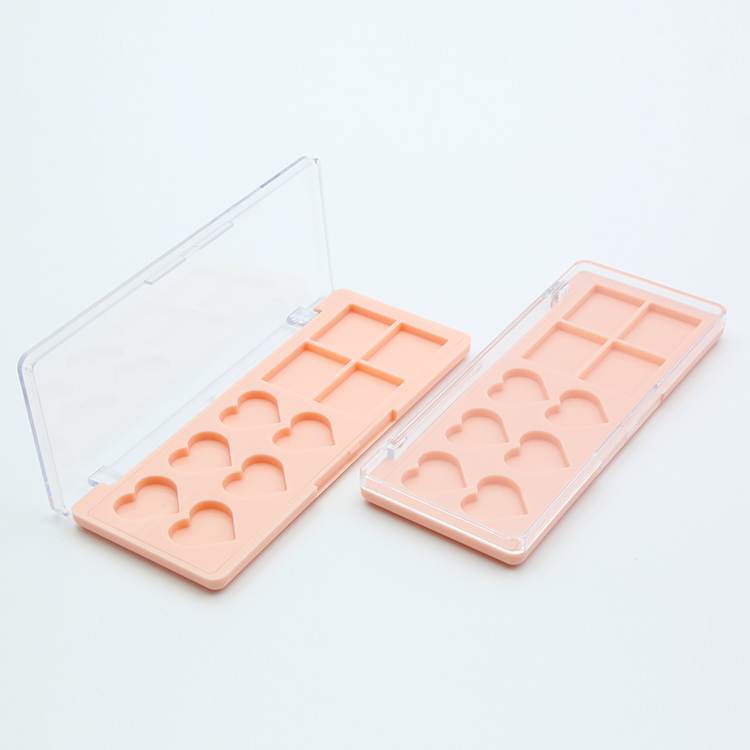 Custom Eyeshadow Makeup Packaging Containers Durable Using 10 Color Empty Cosmetic Packaging Eyeshadow