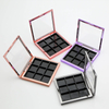 Creative Design Multichrome Eyeshadow Palette Square Flip Cosmetics Makeup Products Eyeshadow Palette Case