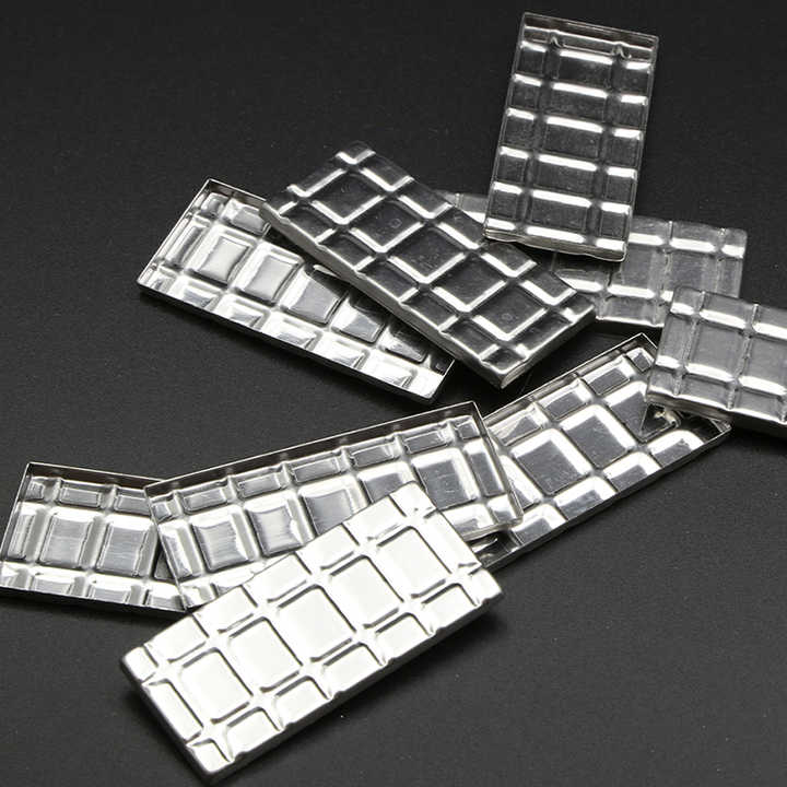 Custom Logo Eyeshadow Godet Tin Pan Square Eye Shadow Pans Empty Eyeshadow Case