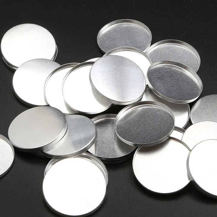 Custom Eyeshadow Godet Tin Pan Circle Eye Shadow Magnets Pans Empty 42mm