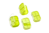 Good Quality 4-color Manufacturer Custom Eyeshadow Palette Plastic Flip Eyeshadow Packaging Empty Palette