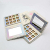 Plush Makeup Eyeshadow Palette Cosmetics Set Wholesale 12 Colors Plush Packaging Box Cardboard Paperboard eyeshadow palette