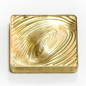 Square Embossing Powder Pressing Cooper Sheet Custom Powder Pressing Plate Cosmetics Mold Mould
