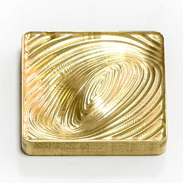 Square Embossing Powder Pressing Cooper Sheet Custom Powder Pressing Plate Cosmetics Mold Mould