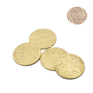 Hot Selling 2025 Makeup Pressing Discs Copper Various Pattern Eye Shadow Press Custom Size Cosmetic Molding Tool