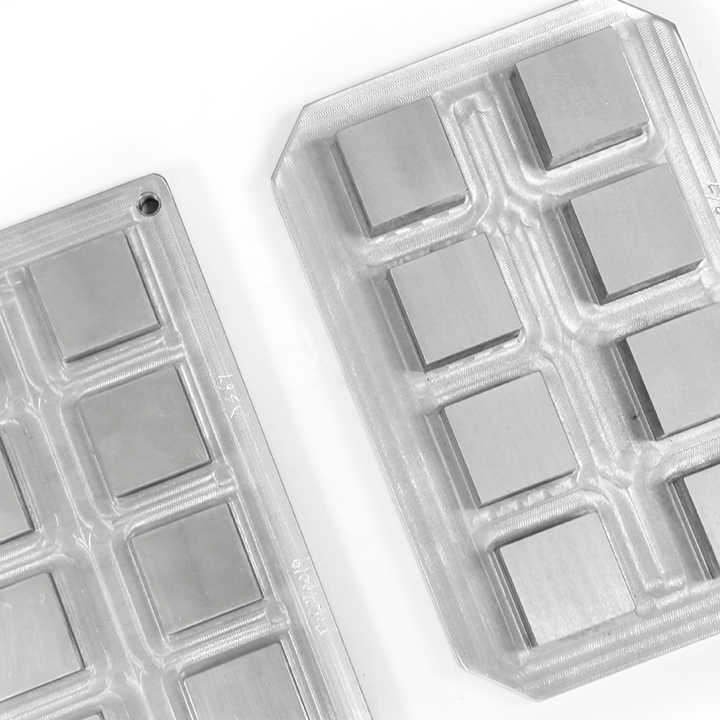 Powder Press Mold square Eyeshadow Pressing Tool 8-hole Eyeshadow Press Mold