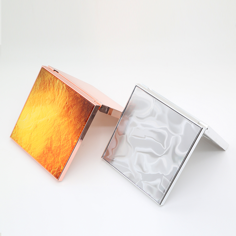 Custom Cover Sheet Eyeshadow Palettes Empty 9 colors Multichrome Eyeshadow Palette Square Case