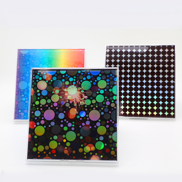 4 Colors Square Customizable Empty Private Brand Eyeshadow Palette