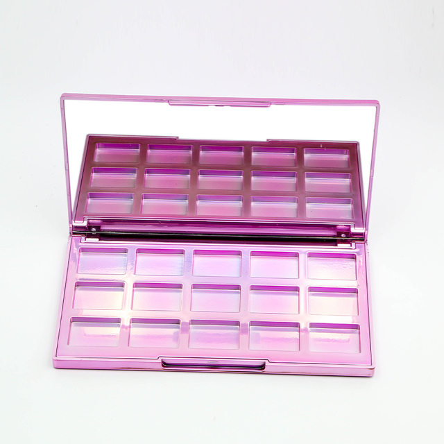 Private Label Plastic Eyeshadow Palette Replaceable Eyeshadow case Packaging Empty Eyeshadow Palette